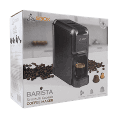 S-box Kavni aparat 3v1 CM-719 BARISTA črna Mleta kava / Dolce Gusto / Nespresso 