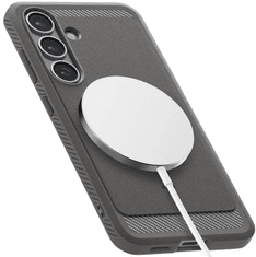 Spigen Rugged Armor MagSafe ovitek za Galaxy S25, siv (ACS08999)