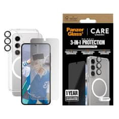 PanzerGlass 3v1 Privacy komplet za Galaxy S25 Plus (CRRCHPUG37942)