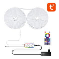 Avatto Pametni WiFi RGBIC LED svetlobni trak v mat cevi 5m IP68 Tuya Alexa Google assistant