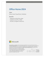 Microsoft Office Home 2024 programska oprema, angleščina