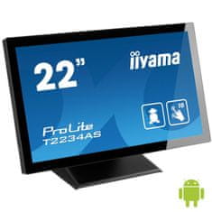 iiyama ProLite T2234AS-B1 54,6cm (21,5") IPS Android na dotik informacijski / interaktivni monitor