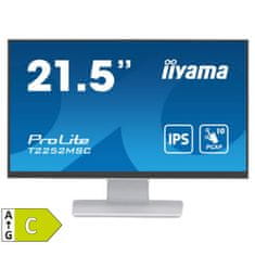 iiyama ProLite T2252MSC-W2 54,5cm (21,5") FHD IPS beli zvočniki na dotik informacijski / interaktivni monitor