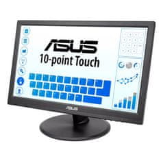 ASUS VT168HR 40,64cm (16") 40,64cm WXGA TN HDMI/VGA PCAP na dotik informacijski / interaktivni monitor