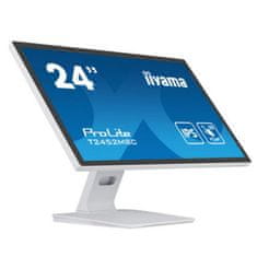 iiyama ProLite T2452MSC-W1 60,5cm (23,8") FHD IPS beli zvočniki na dotik informacijski / interaktivni monitor