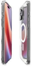 Spigen Ultra Hybrid (MagFit) ovitek za iPhone 16 Pro Max, grafiten / prozoren (ACS08130)