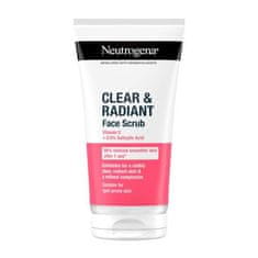 Neutrogena Clear & Radiant Face Scrub osvetlitveni piling za problematično kožo 150 ml unisex