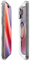 Spigen Ultra Hybrid (MagFit) ovitek za iPhone 16 Pro Max, grafiten/prozoren (ACS07999)