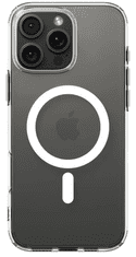 Spigen Ultra Hybrid (MagFit) ovitek za iPhone 16 Pro, bel/prozoren (ACS08129)