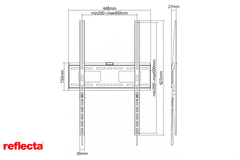 Reflecta TV NOSILEC za 37-75 col stensko-pokončni PLANO Portrait 75-4060 23167