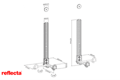 Reflecta ZVOČNIŠKI NOSILEC SoundBar na TV nosilcu SBH114 23188
