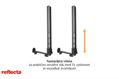 Reflecta ZVOČNIŠKI NOSILEC SoundBar na TV nosilcu SBH114 23188