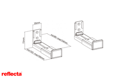 Reflecta ZVOČNIŠKI NOSILEC na steni SBH154 23190