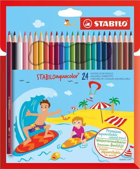 Stabilo BARVICA AQUACOLOR 1624-6 1/24 KARTON- HARTUNG