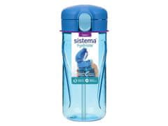 Sistema Sistema Hydrate Quick Flip Top steklenica s slamico 520 ml, modra