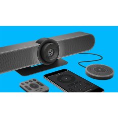 Logitech MEETUP 4K UHD USB BT nosilec mikrofon zvočniki All-in-One konferenčna kamera