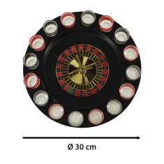 WOWO Party Roulette with Alcohol - Ruleta za zabavo z alkoholom - Set 16 skodelic