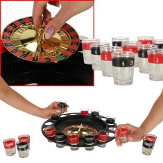 WOWO Party Roulette with Alcohol - Ruleta za zabavo z alkoholom - Set 16 skodelic