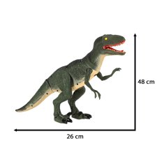 WOWO Daljinsko voden velociraptor dinozaver z zvoki - RC daljinsko voden velociraptor dinozaver z zvoki