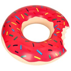 WOWO Napihljiv plavalni obroč Donut za otroke - Pink Napihljiv plavalni obroč Donut za otroke 3-6 let, 50 cm, max 20 kg