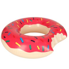 WOWO Napihljiv plavalni obroč Donut za otroke - Pink Napihljiv plavalni obroč Donut za otroke 3-6 let, 50 cm, max 20 kg