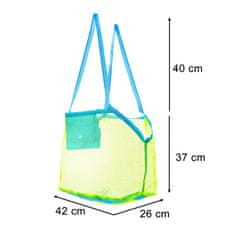 WOWO XXL mrežasta torba - velika XXL mrežasta torba za plažo, nakupovanje in igrače