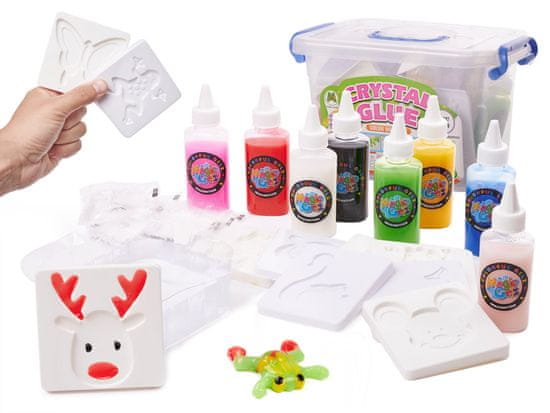 WOWO 3D Creative Crystal Glue - Set lepil 3D Creative Crystal v vedru, 26 kos.