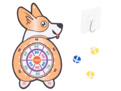 WOWO Corgi Dartboard - Corgi Dartboard s puščicami in žagami na Velcro