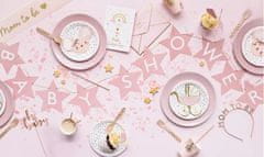 WOWO Banner Baby Star - svetlo roza transparent Baby Star 290 cm x 16,5 cm