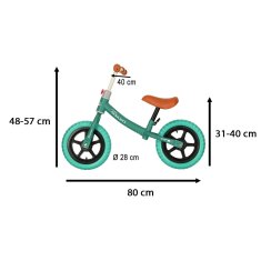 WOWO Trikolo Fix Balance Bike - Turquoise Trike Fix Balance Bike