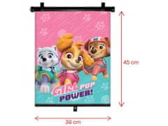 Paw Patrol Paw Patrol Girl Power Senčnik za avto, za otroke, deklice 36x45 cm 