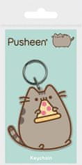 Pusheen Gumijast obesek za ključe (pica)