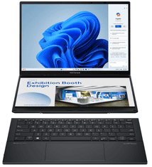 ASUS Zenbook Duo UX8406CA-PZ005W prenosnik, Ultra 9, 14, WQXGA+, 32GB, 2TB, W11H (90NB14X1-M00B70)