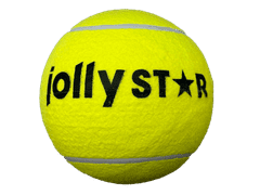 Alltoys Teniška žogica XXL JollyStar 23 cm rumena