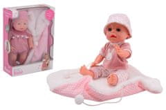 Johntoy Lutka Baby Rose deluxe 35 cm