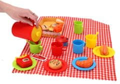 Alltoys Piknik set v košari iz bioplastike