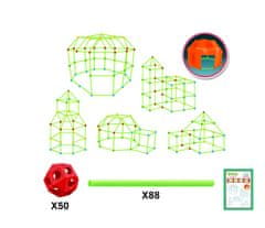 Alltoys Tridimenzionalni šotor 138 kosov