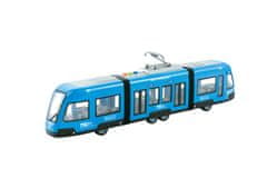 Alltoys Tramvaj na vztrajniku 1:16 modra