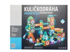 Alltoys Magnetna steza za kroglice z lučjo 150pcs