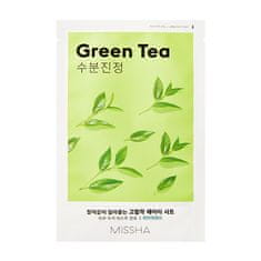 MISSHA Vlažilna sheet maska z zelenim čajem Green Tea (Airy Fit Sheet Mask) 19 g