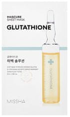 MISSHA Posvetlitvena maska za obraz Mascure Glutathione (Sheet Mask) 27 ml