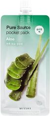 MISSHA Aloe Vera Pure Source vlažilna nočna maska (žepno pakiranje) 10 ml