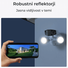 Reolink Floodlight F750P IP kamera, 4K, zunanja, 180° Panorama, POE