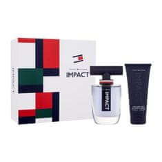 Tommy Hilfiger Impact SET1 Set toaletna voda 100 ml + gel za prhanje 100 ml + toaletna voda 4 ml za moške