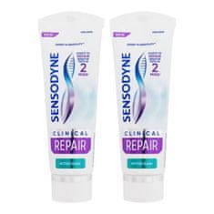 Sensodyne Clinical Repair Active Clean Duo Set zobna pasta 2 x 75 ml