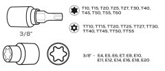 shumee Torx nastavki na vtičnici