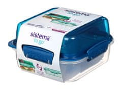 Sistema Sistema TO GO škatla za kosilo Flip and Nest 1,24 l, meta