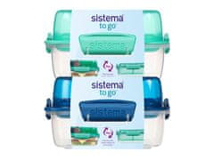 Sistema Sistema TO GO škatla za kosilo Flip and Nest 1,24 l, meta