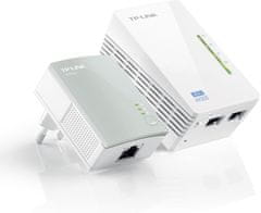 TP-Link TL-WPA4220KIT AV600 300Mbps brezžični powerline starter kit adapter