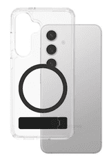 PanzerGlass Care Kickstand ovitek za Samsung Galaxy S25, prozoren